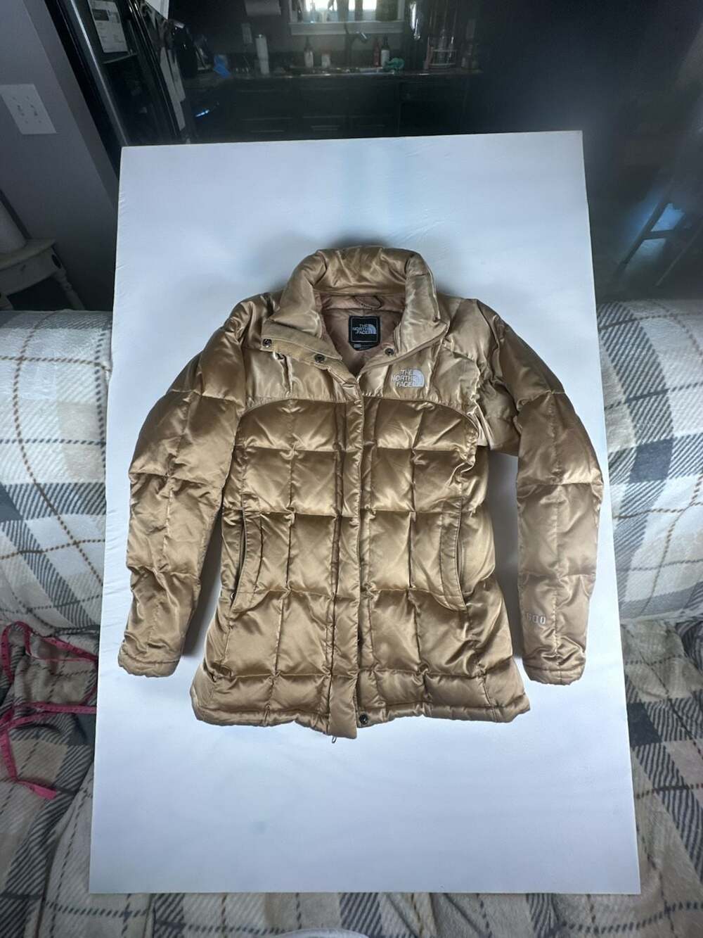 The North Face 600 Fill Down Puffer Jacket Women's XS Gold#1089